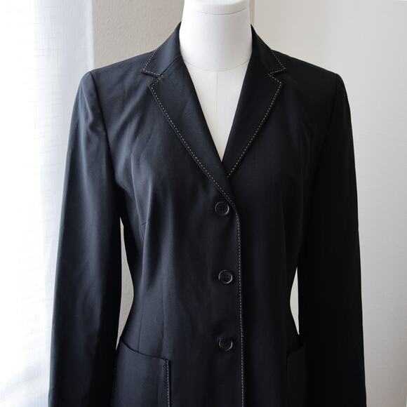 Ann Taylor LOFT Wool blend long jacket size 4 S - Picture 3 of 4